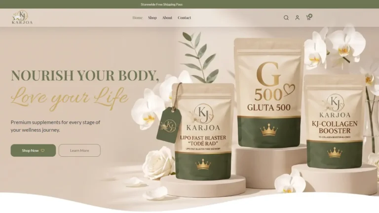 WooCommerce Store Build: Karjoa Premium Wellness Brand