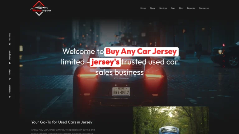 Buy Any Car Jersey — Two Journeys, One Dealership Site