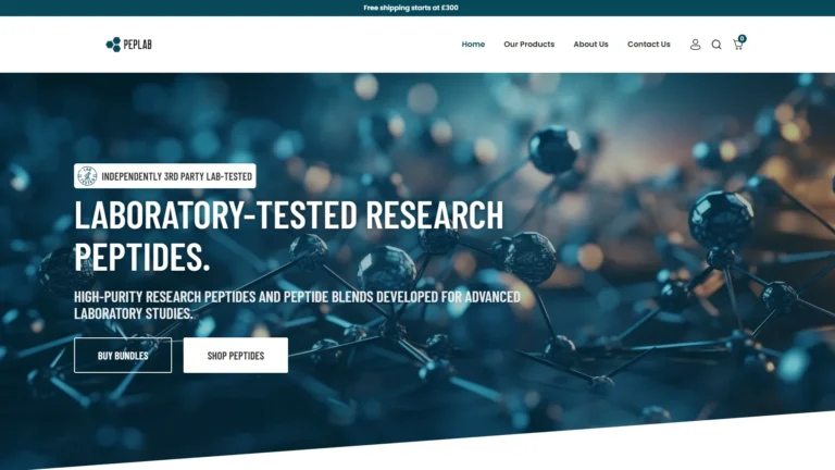 PepLab — A Compliance Safe Store for UK Research Peptides